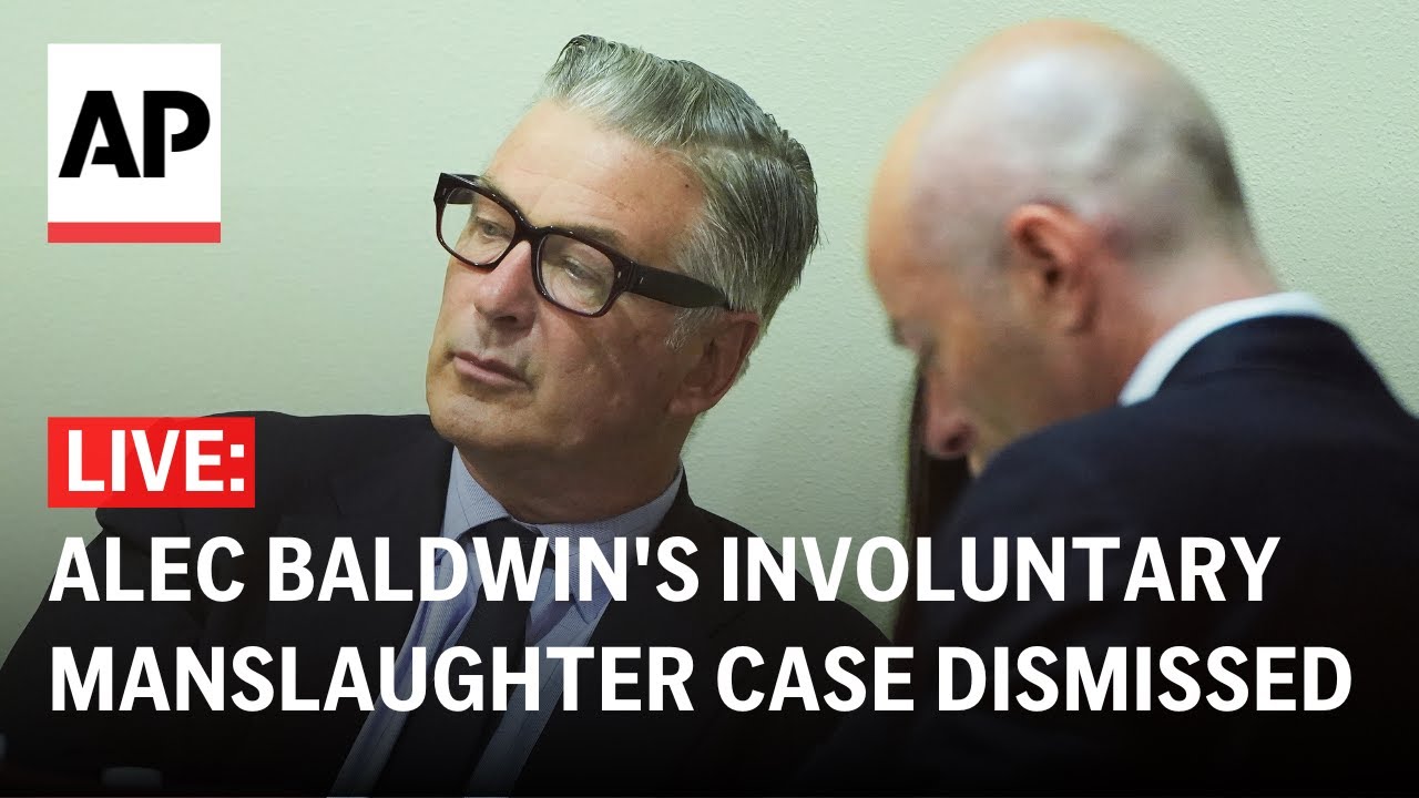 LIVE: Alec Baldwin's involuntary manslaughter case dismissed