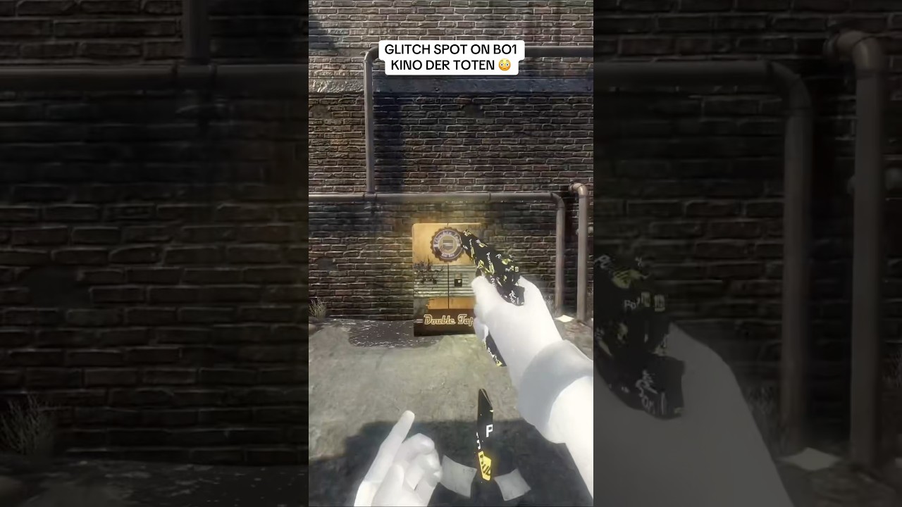 GLITCH SPOT ON BO1 KINO DER TOTEN 😳
