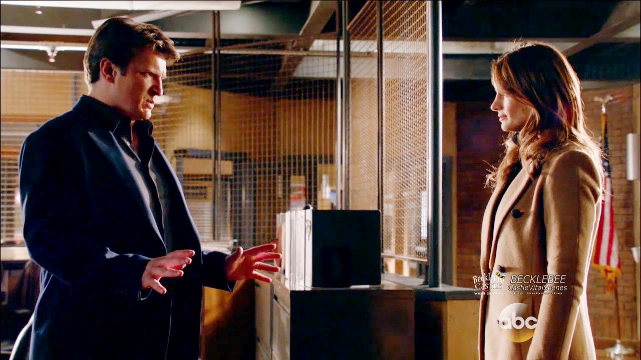 Castle 8x09   Beckett & Castle Scream and Fight  “Tone Death” Season 8 Episode 9