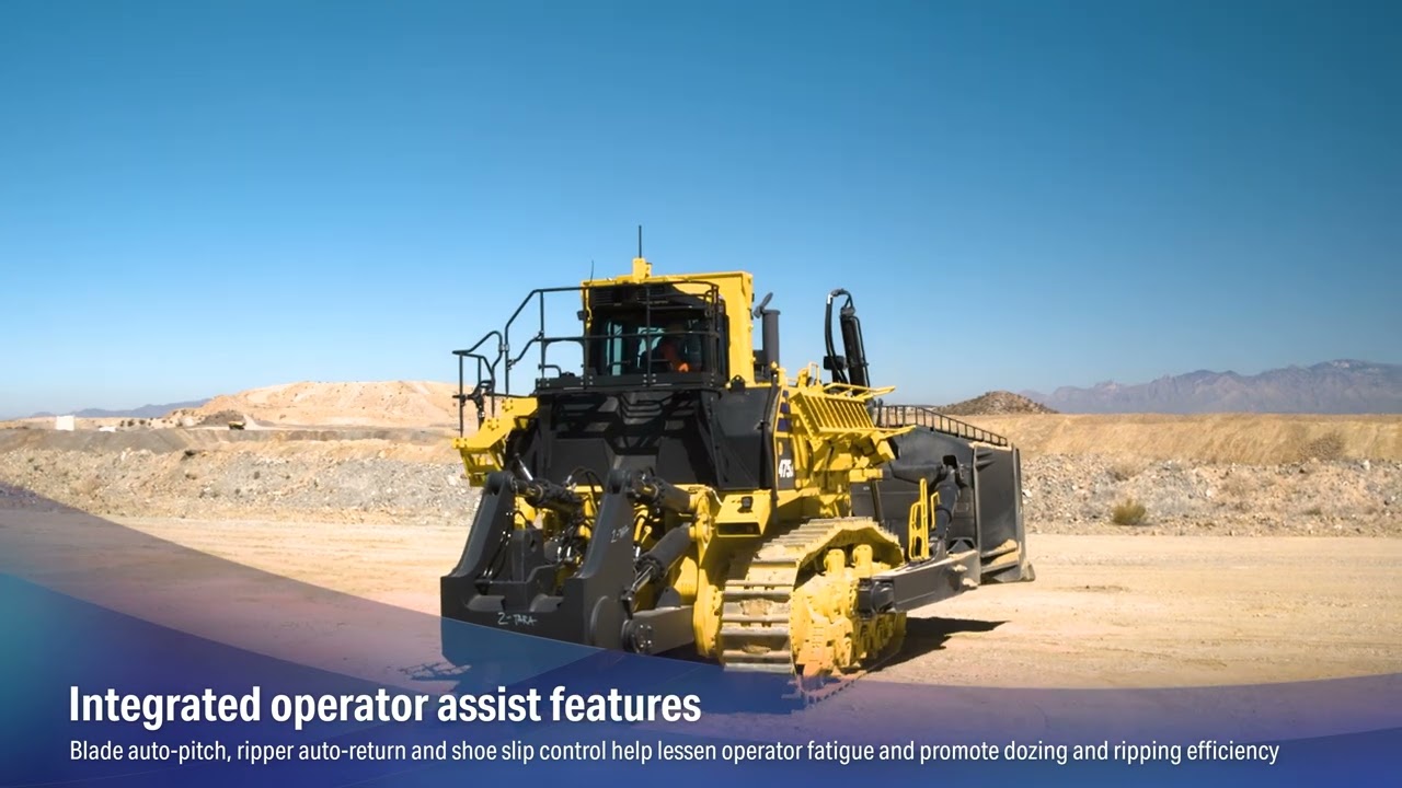 Push material all day long with Komatsu&rsquo;s surface mining dozers