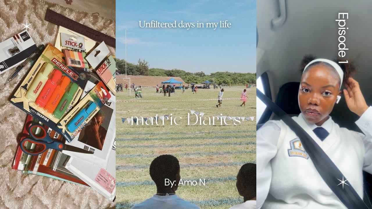 Matric Diaries: Ep 1|unfiltered days in my life| School, stationary, interhouse|