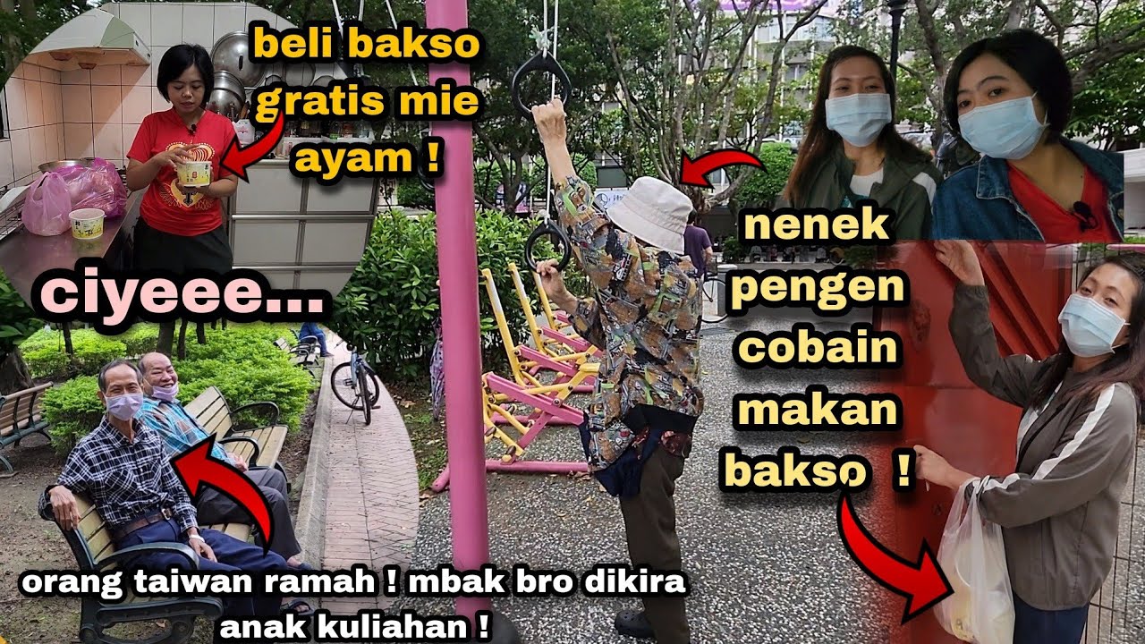 Nenek'Nya Mbak Bro Kepengen Cobain Bakso !! Selamat Hari KEMERDEKAAN TAIWAN Ke 111 !