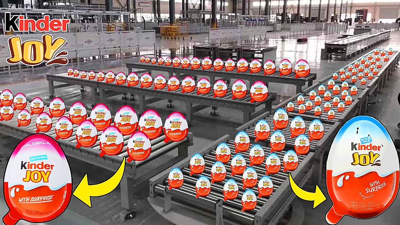 🍫 Cómo Se Fabrican los Huevos KINDER JOY? 🍫