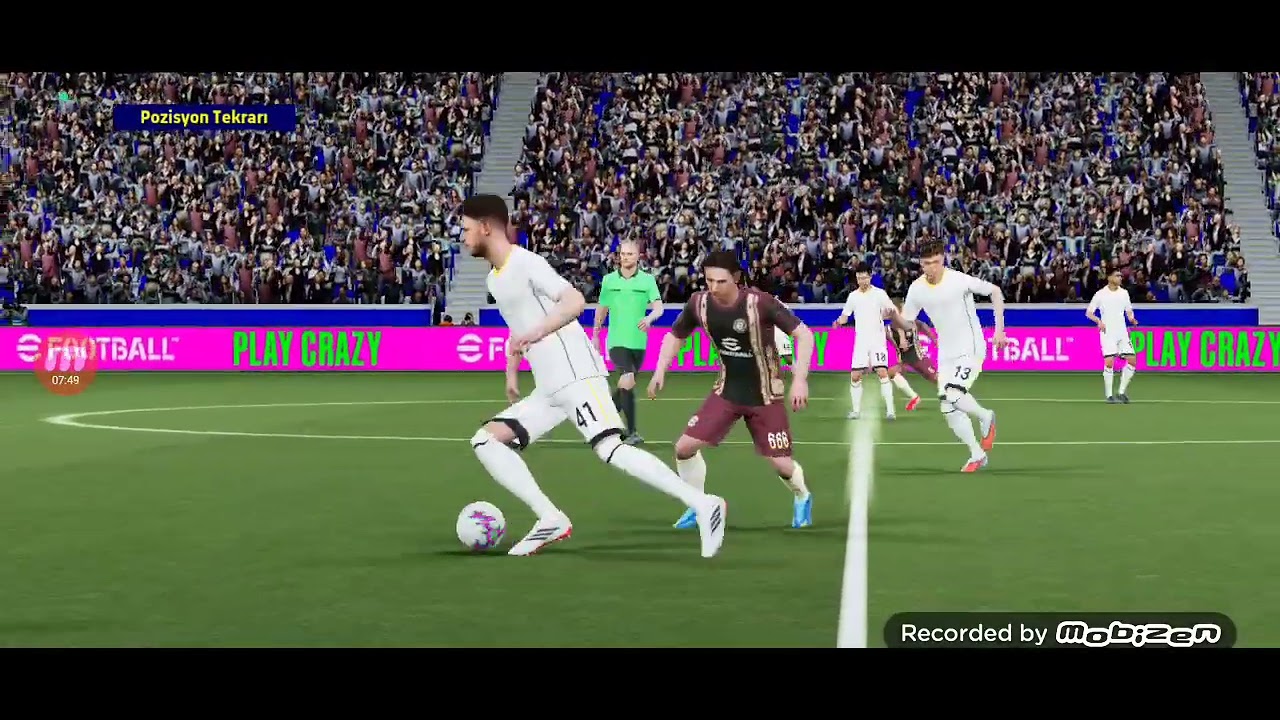 Efootbol EFSANE çok çekişmeli maç