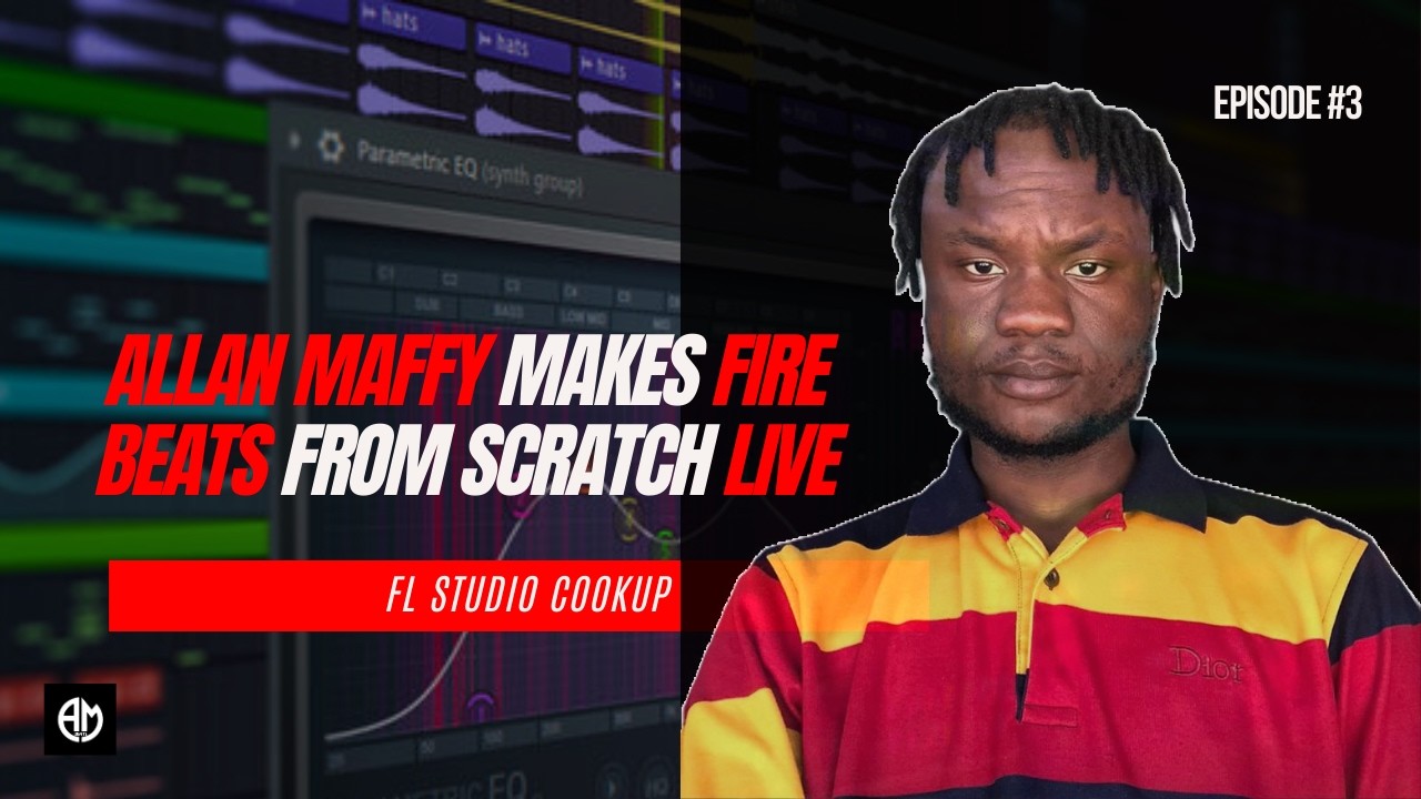 Allan Maffy Shows How To Make Fire Beats From Scratch Live | FL Studio Cookup