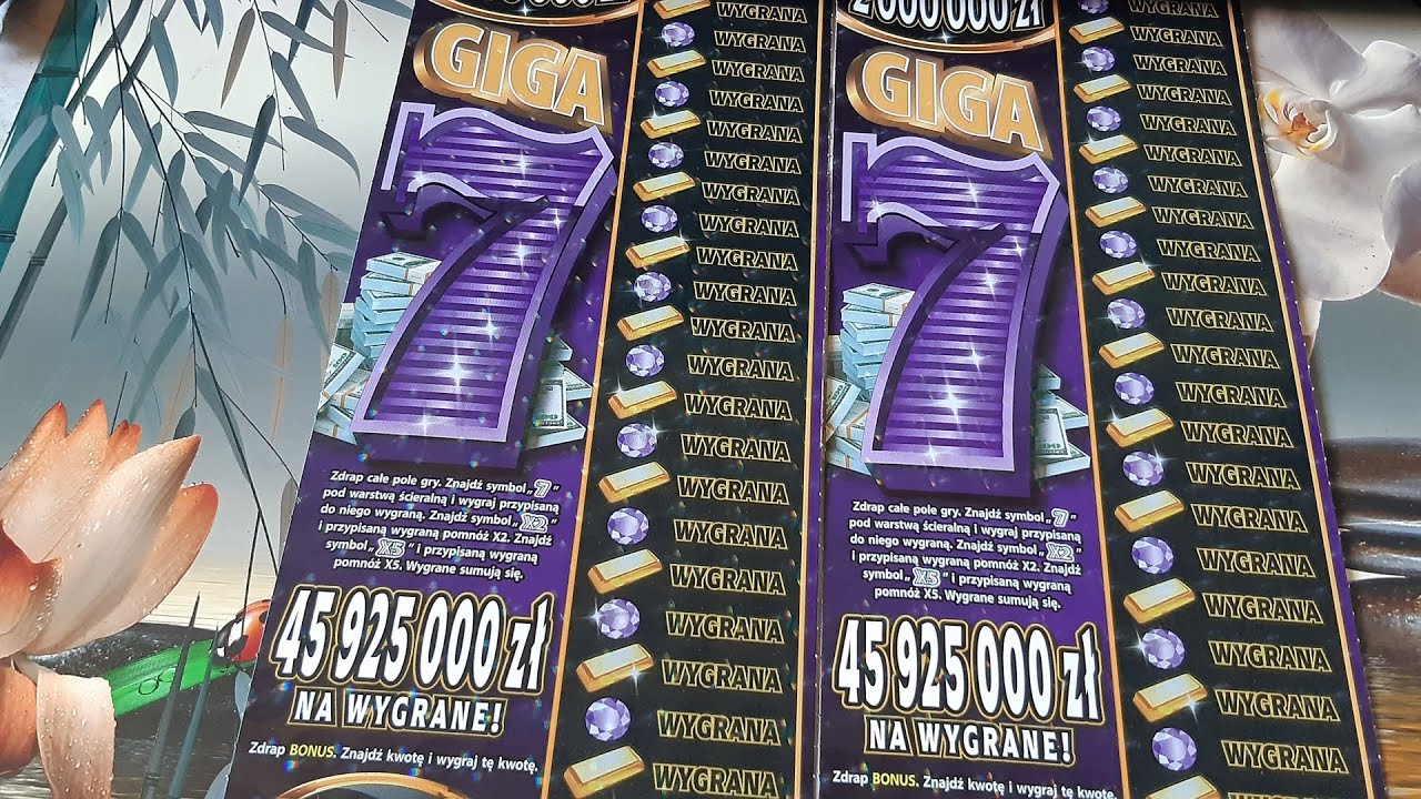 Udana premiera zdrapki Giga 7🪙🍀💲👍🥰😍