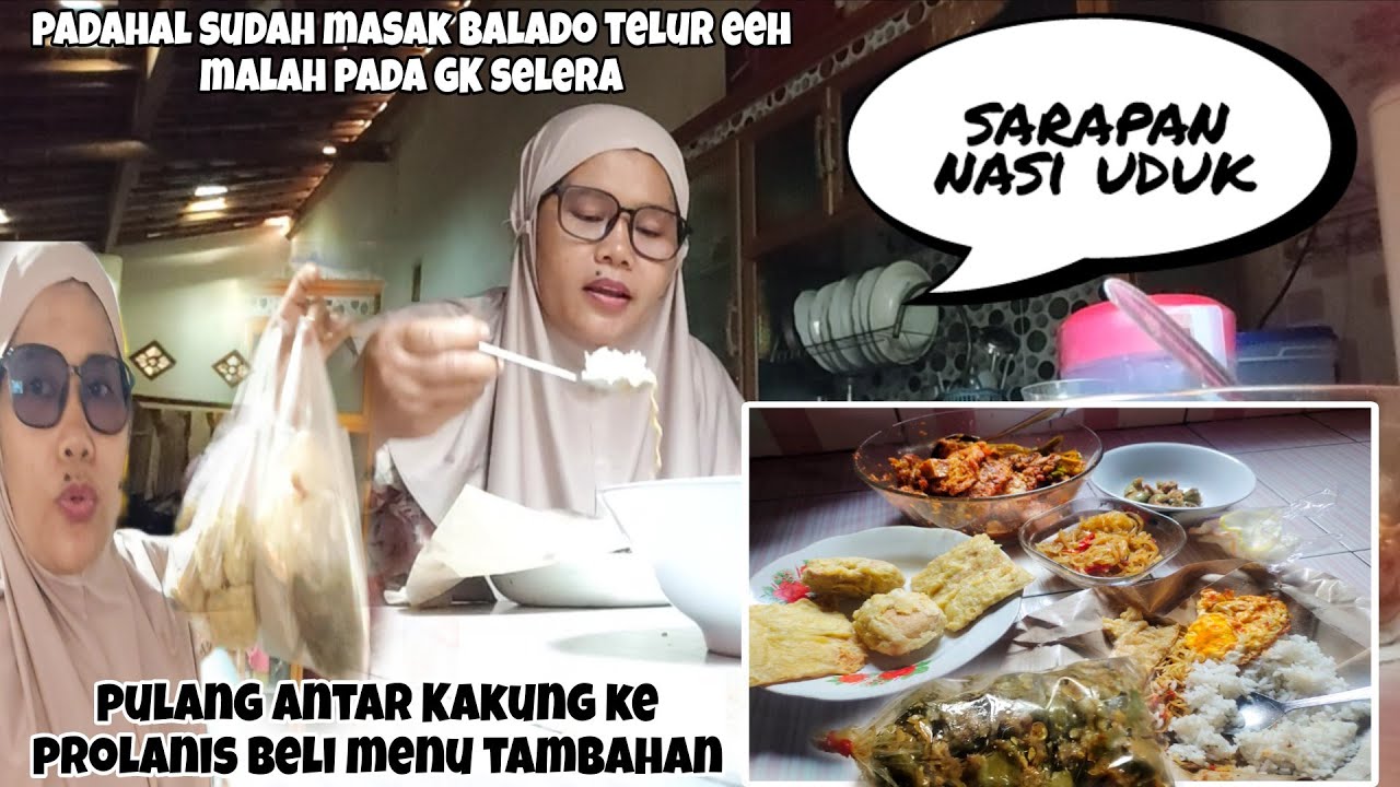Padahal sudah masak di enak-enakin || malah pada GK selera ⁉️ akhirnya pagi-pagi pingin njajan 