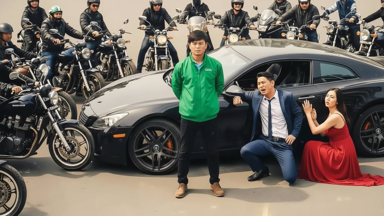 Làm Nhục Anh Xe Ôm Giữa Phố, Tỷ Phú Chết Lặng Khi 50 Siêu Mô Tô Nghiền Nát Xe 10 Tỷ