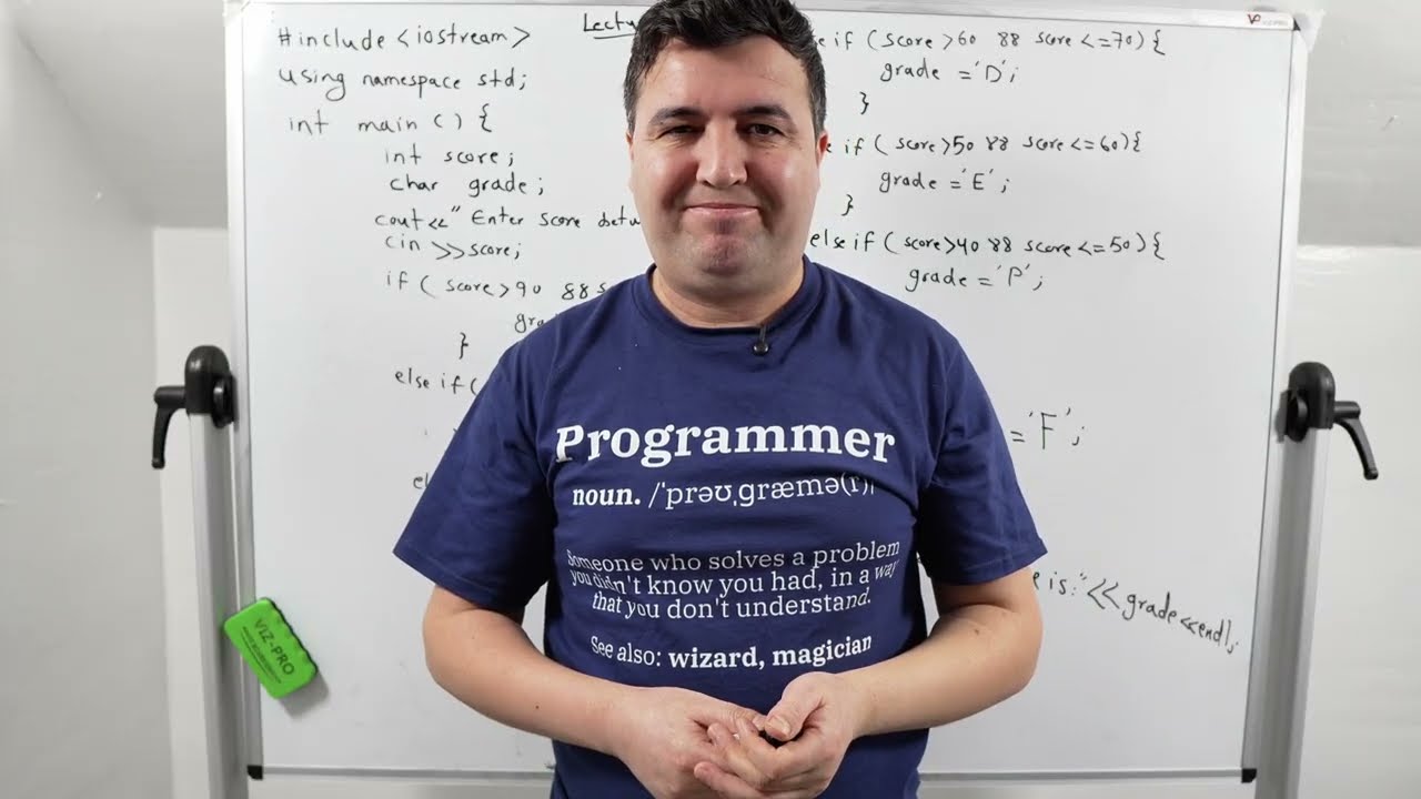 C++ Lecture 30: Student Grade Calculator in C++ | if else-if else Example