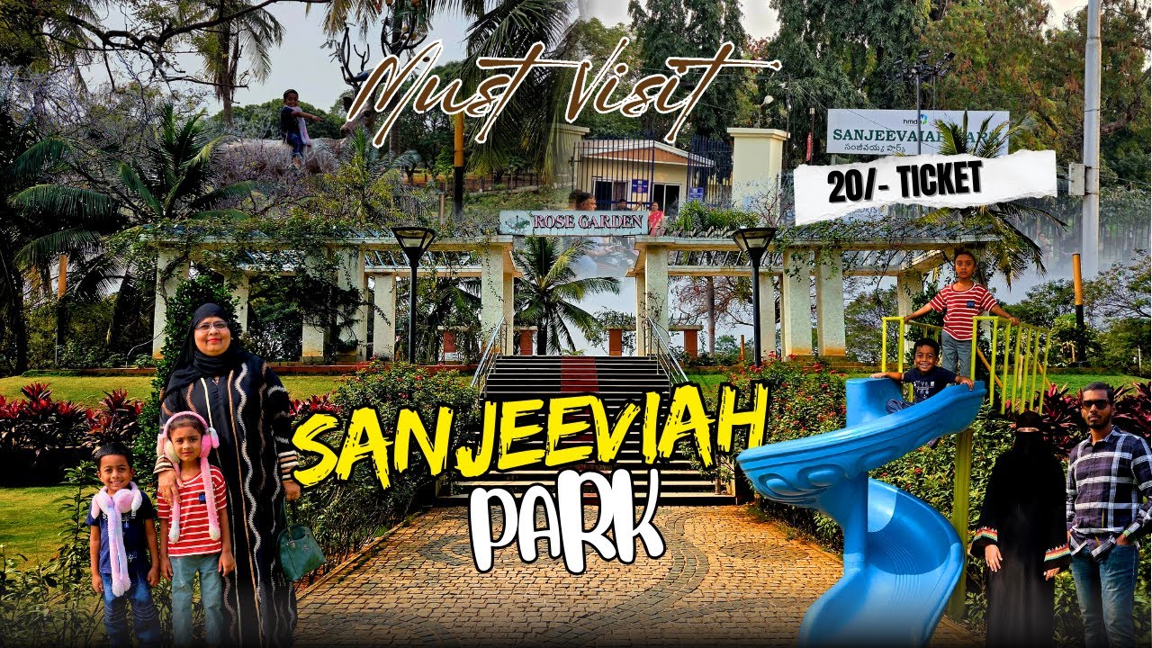 Hyderabad Ka Beautifull View Sanjeeviah Park!🤩
