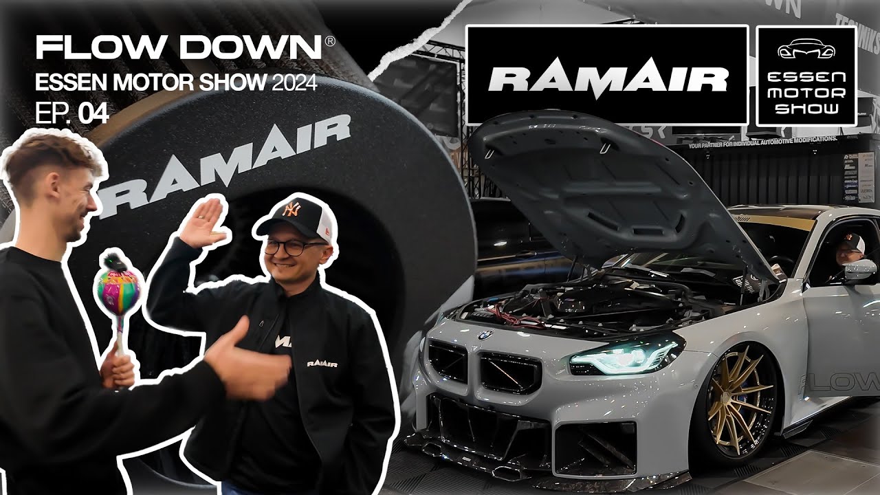 RAMAIR - DIE LAUTESTE ANSAUGUNG FÜR DEN BMW M2 G87?! ESSEN MOTOR SHOW 2024 | FLOW DOWN