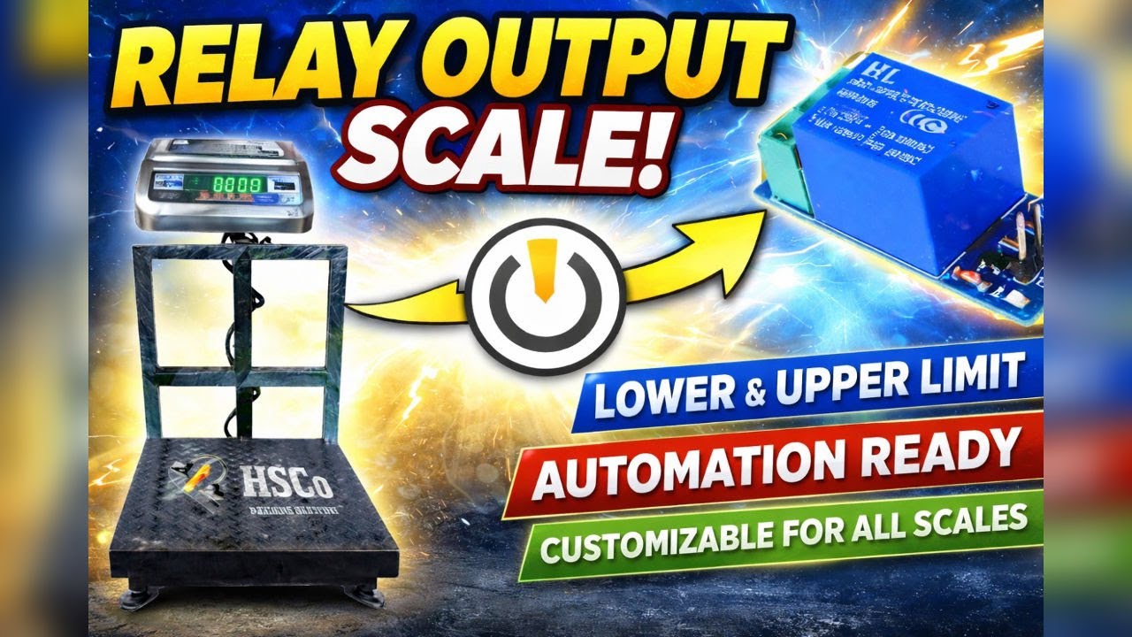 HSCo Relay Output Customized Scale | Programming Lower & Upper Weight Limits |