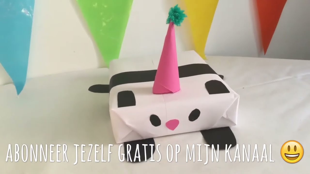☆ DIY SURPRISE IDEE PANDA INPAKKEN ☆   SURPRISE IDEAS SINTERKLAAS ( NEDERLANDS ) ☆