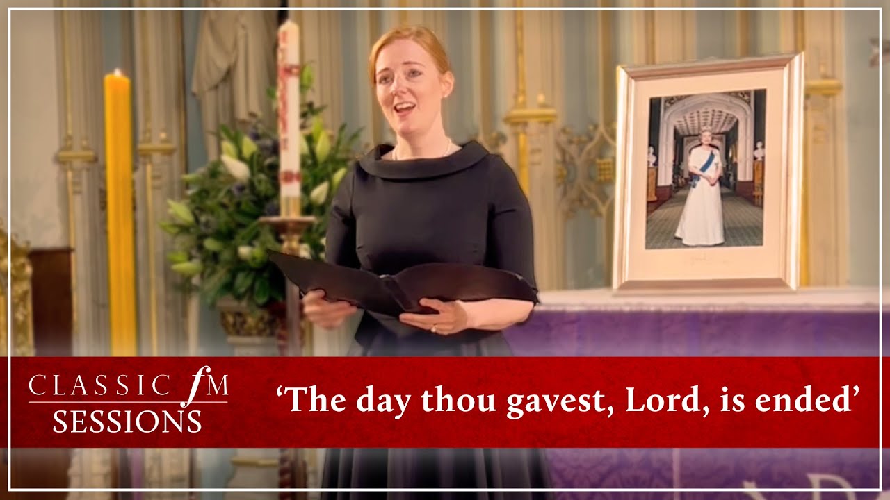 Soprano sings poignant funeral hymn ‘The day thou gavest, Lord, is ended’