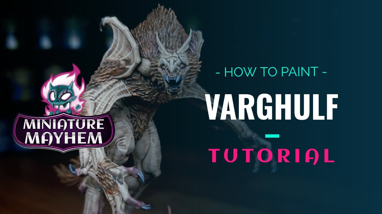 How To Paint Vargskyr Varghulf! Flesh Eater Courts Painting Tutorial