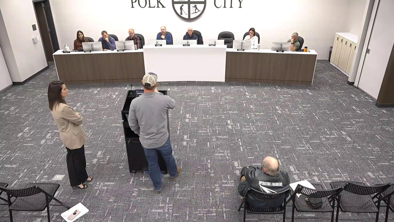 City Council Work Session Meeting: Polk City IA November 24, 2025