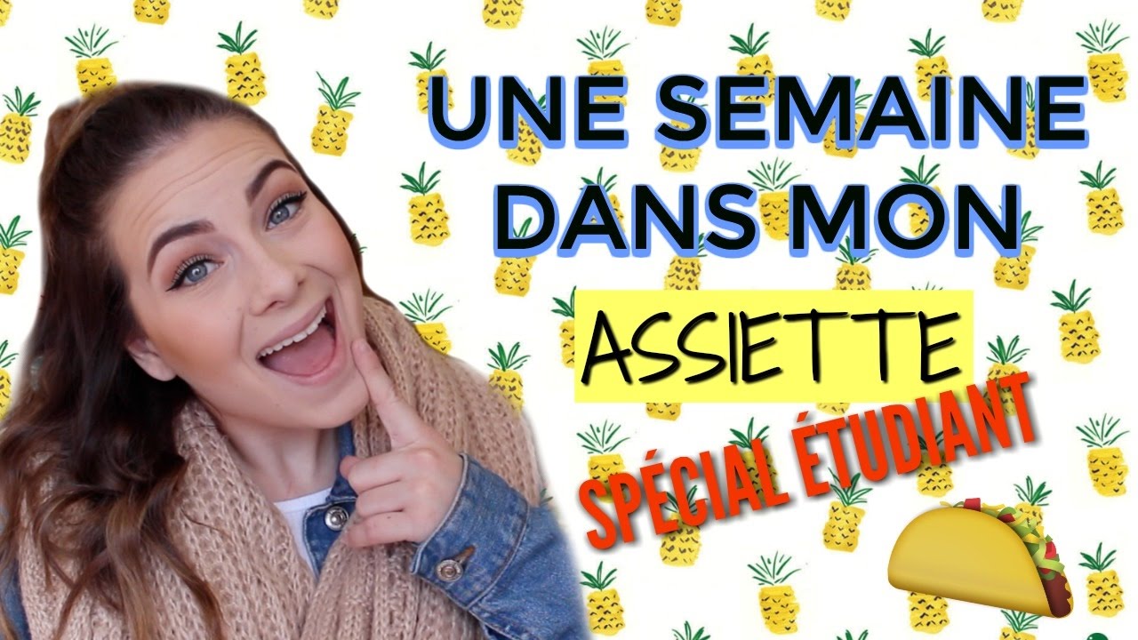 UNE SEMAINE DANS MON ASSIETTE - Quoi manger en appartement?