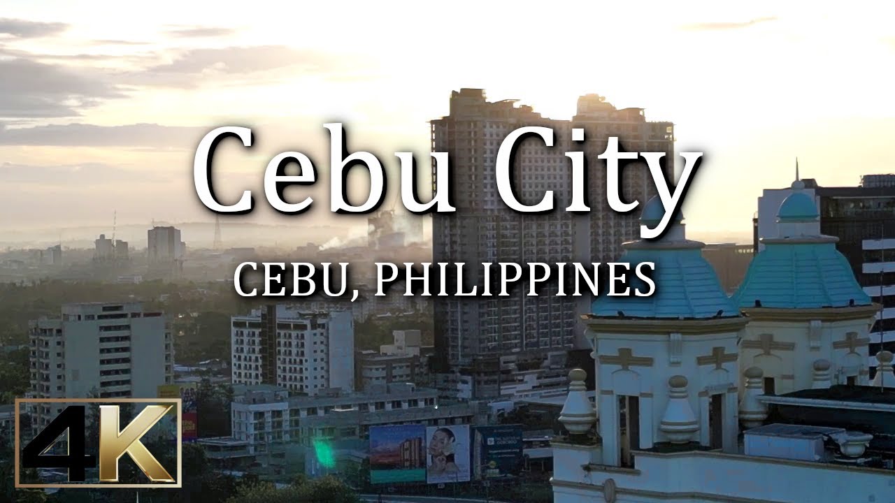 Philippines: Cebu | Cebu City Sunrise • Aerial Views in 4K