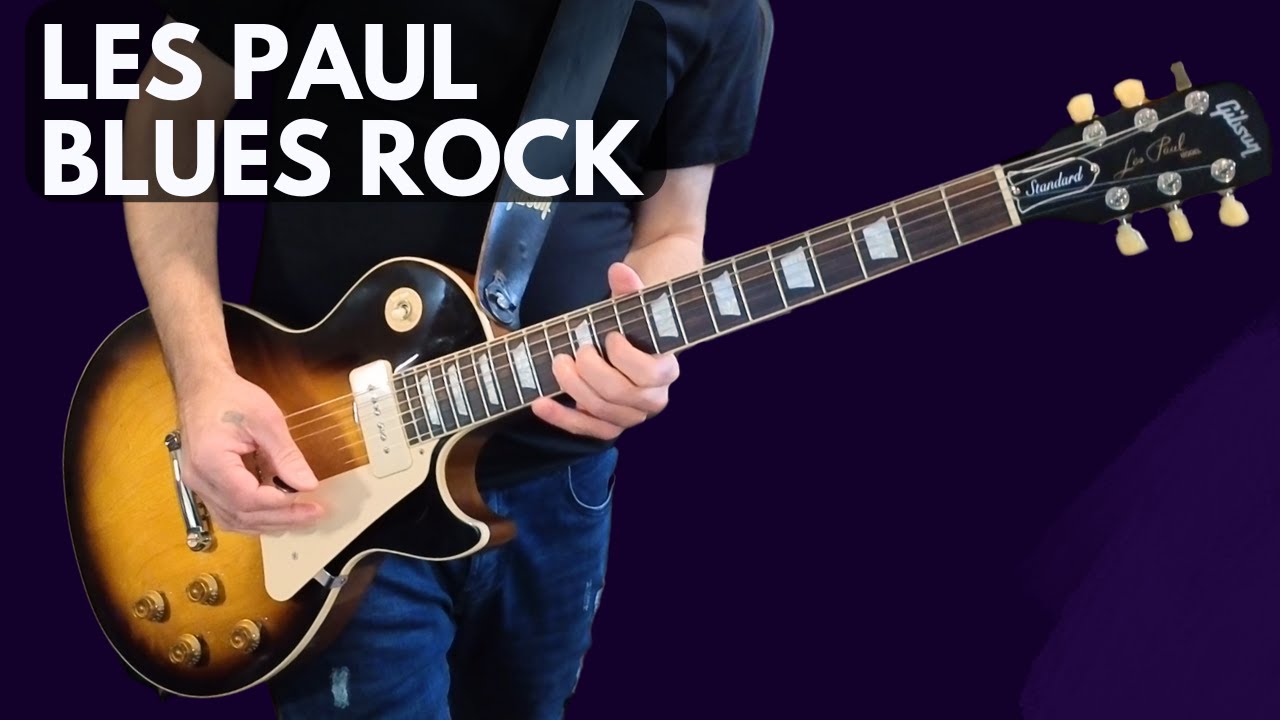 Les Paul Blues Rock in D