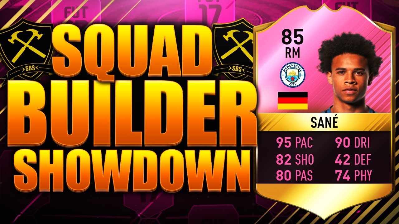 EPIC SQUAD BUILDER SHOWDOWN FUTTIES SANE 85!! FIFA 17 ULTIMATE TEAM