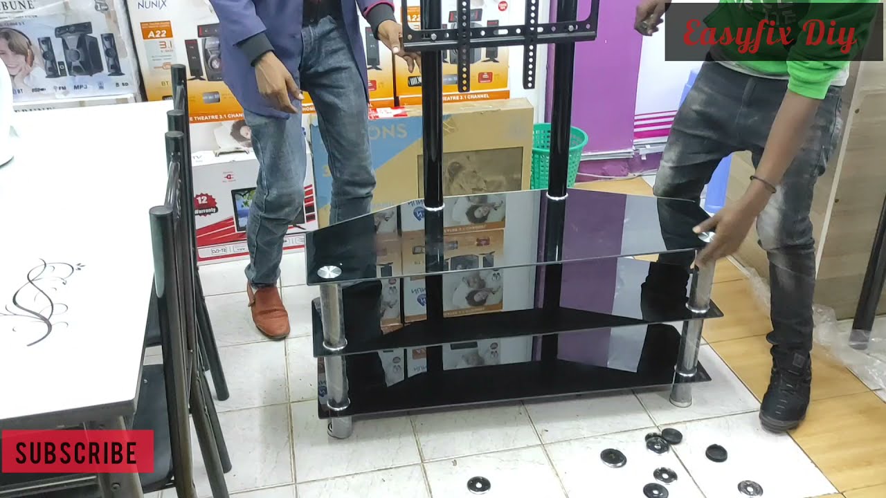 Simple Home Diys || How to assemble a tv stands step by step