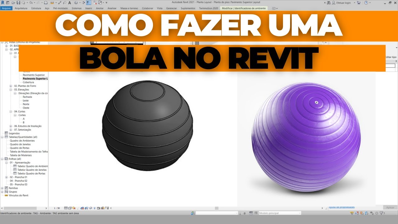 Como fazer uma Bola no Revit
