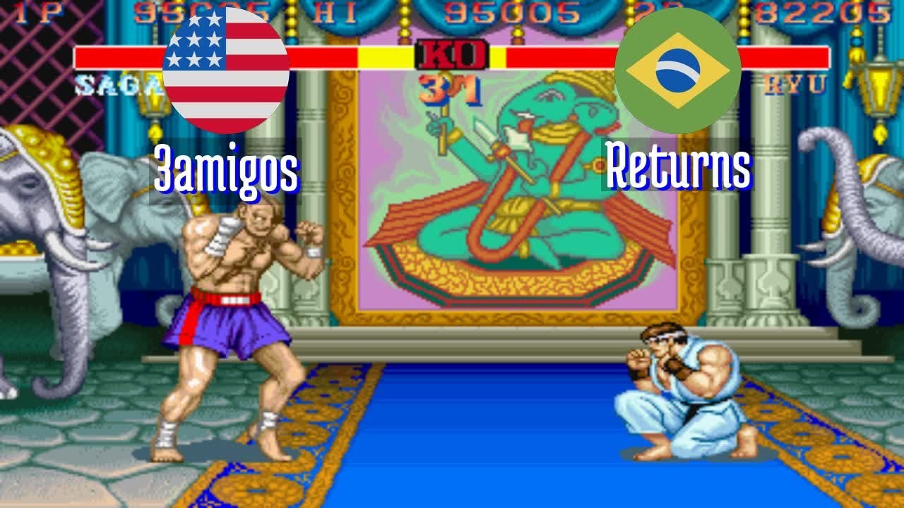 FT3 @sf2hf: 3amigos (US) vs Returns (BR) [Street Fighter II Hyper Fighting Fightcade] Mar 14