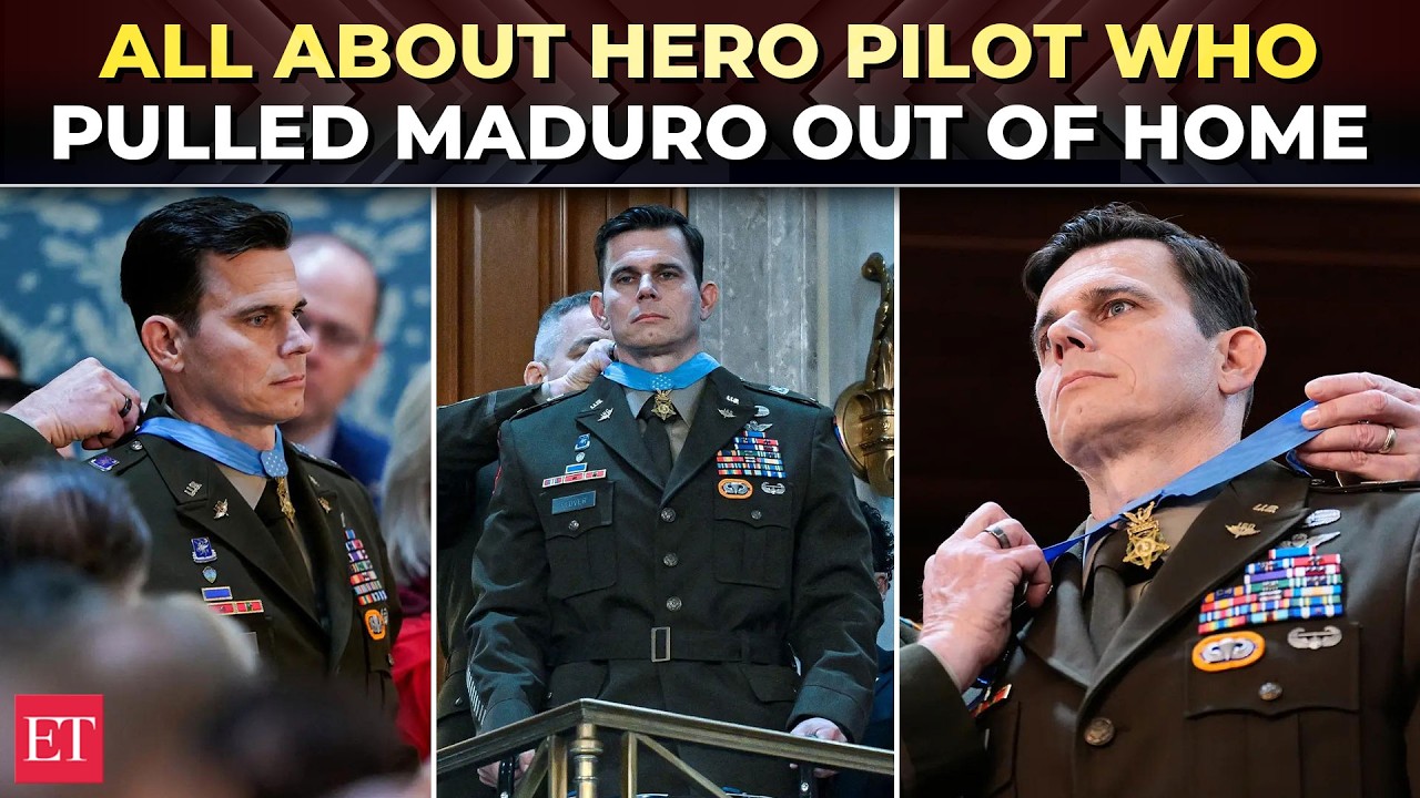 Eric Slover awarded with highest military honor: Watch how a bleeding pilot secured Maduro’s capture