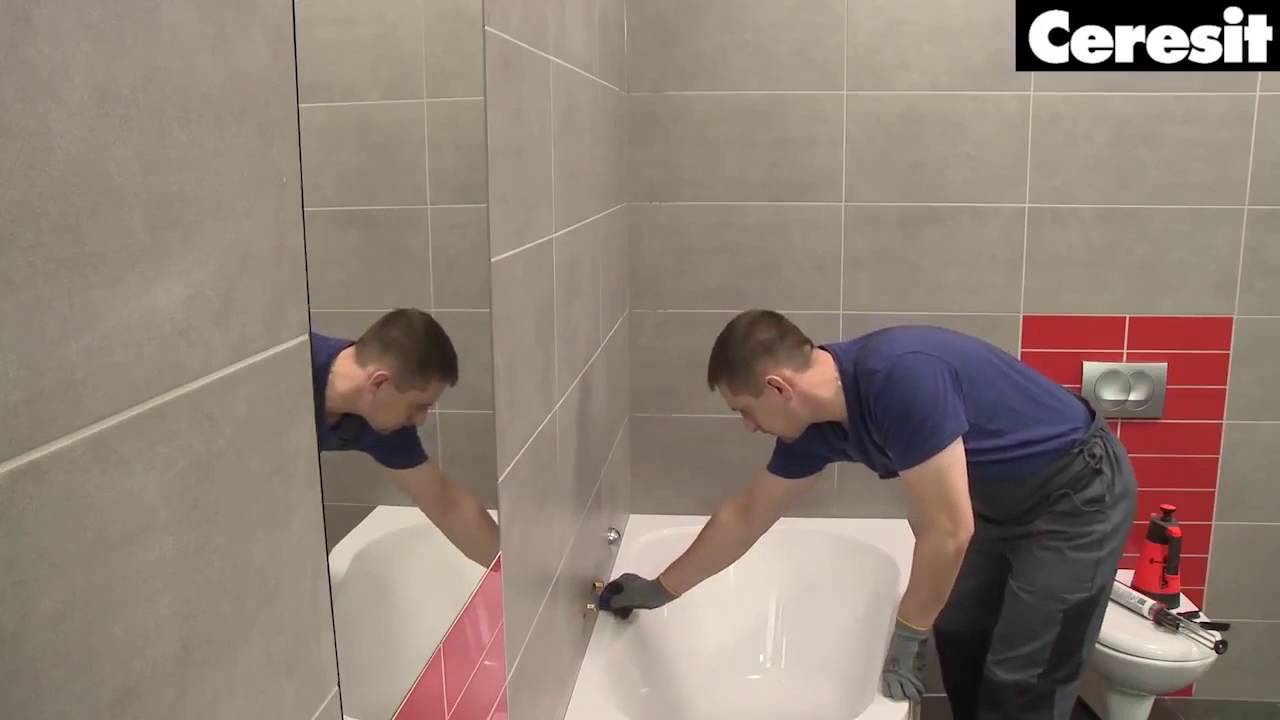 Применение силиконовой затирки Ceresit CS25