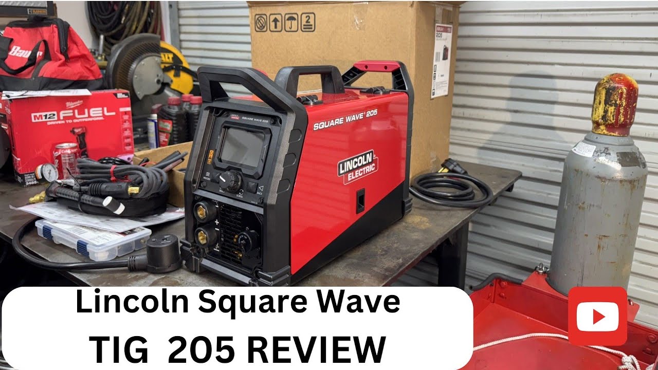 Lincoln Square Wave Tig 205 Review.  K5613-1  @Lincoln Electric
