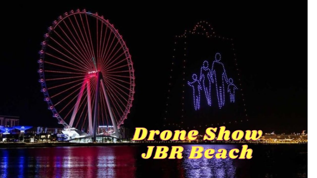 LASER SHOW JBR BEACH
