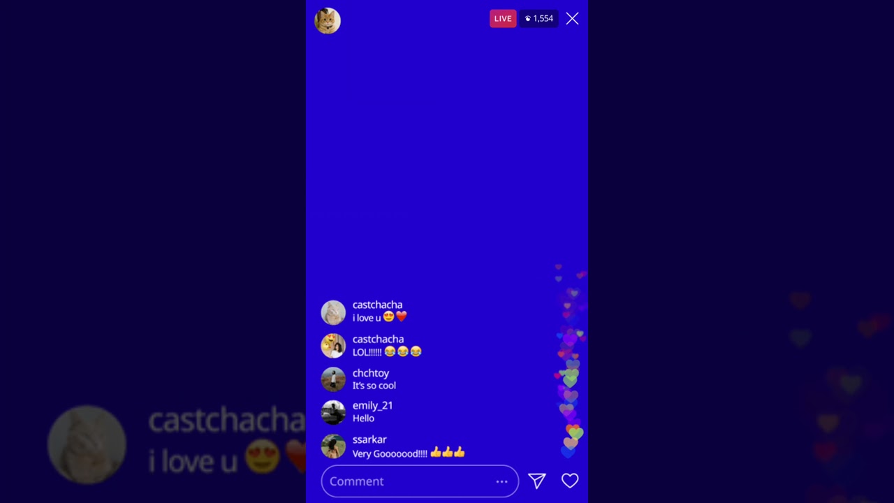 Instagram Live Chatting Mobile Frame || Blue Screen || By Green Screen Tutorial