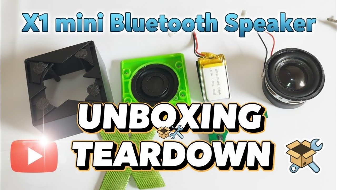 UNBOXING AND FULL TEARDOWN X1 MINI BLUETOOTH SPEAKER.🛠️