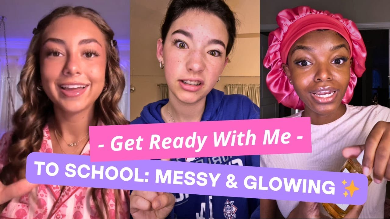 GRWM to School: Messy, Glowing, pregnant & more - Part 2