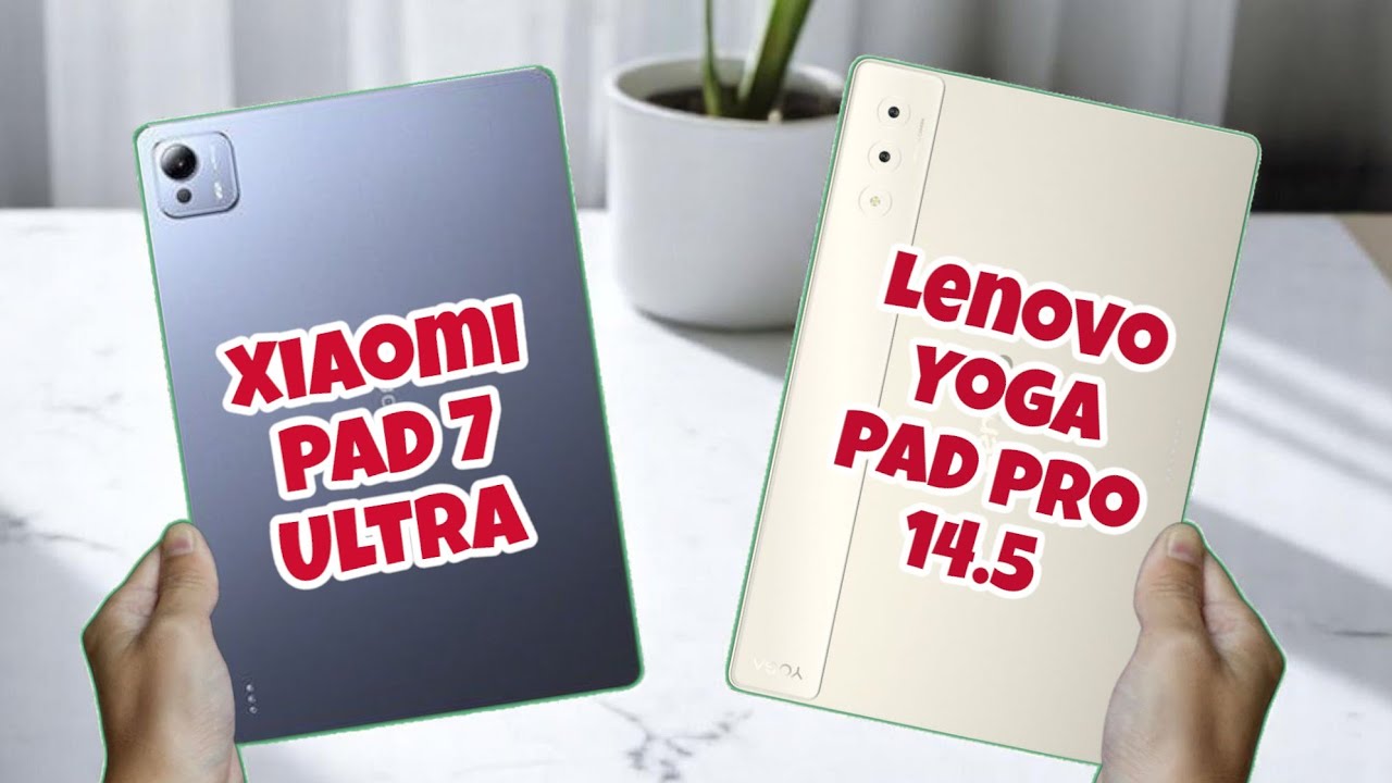 Xiaomi Pad 7 ultra (VS) Lenovo Yoga Pad Pro 14.5 AI  - Super Powerful convertible 14