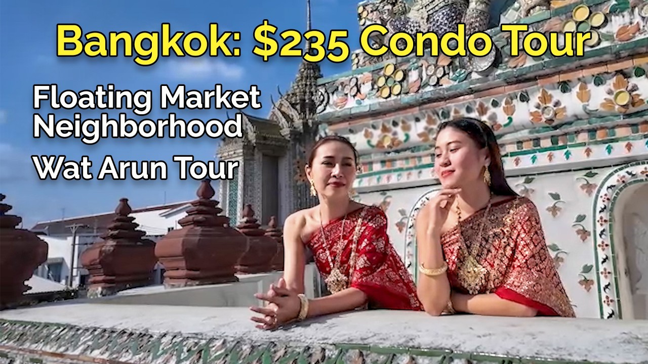 Retire in Bangkok: $235 Condo Tour, Real Cost of Living & Neighborhood Walk with Jim Kellett