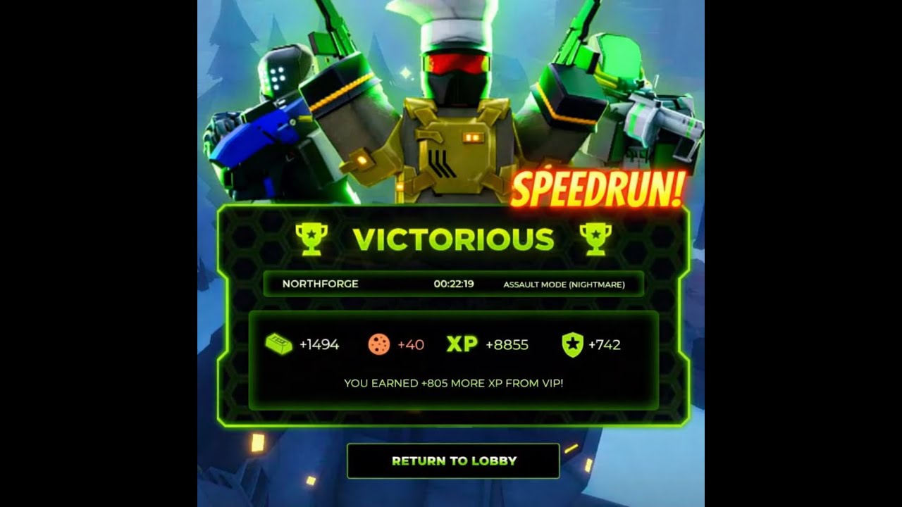 TDX: assault mode speedrun!