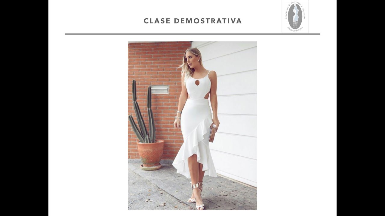 Vestido Estraple con Falda Estilo Cola de Pato