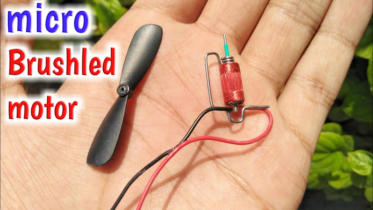 How To Make micro Brushed motor with coreless motor