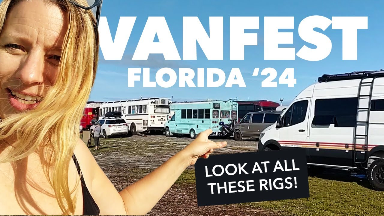 VanFest USA: Behind the scenes with van tours & community at a van life meetup in Florida