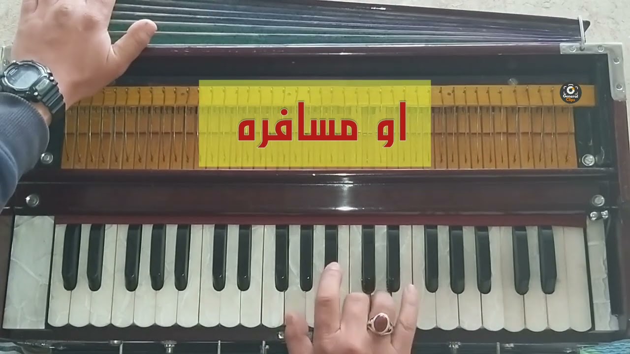 آهنگ ناب پشتو - او مسافره | Afghan Pashto Song | O Musafera | Hormonium | نوای هارمونیه