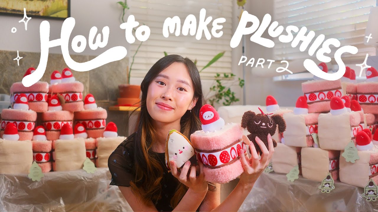 How to Make Plushies Pt 2 🍓 from manufacture sampling to receiving goods
