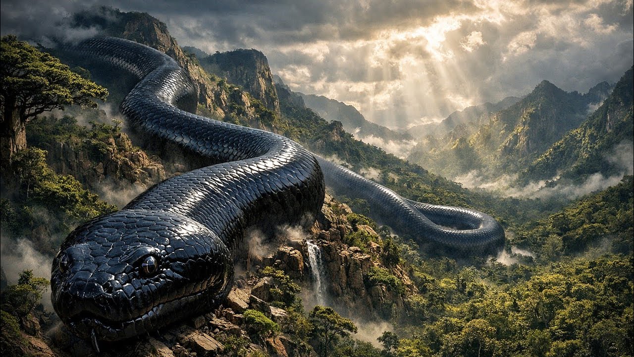 Amazon Jungle of Giants 🌿 | 1 KM Mega Anacondas & Colossal Gorillas | Cinematic Nature Film