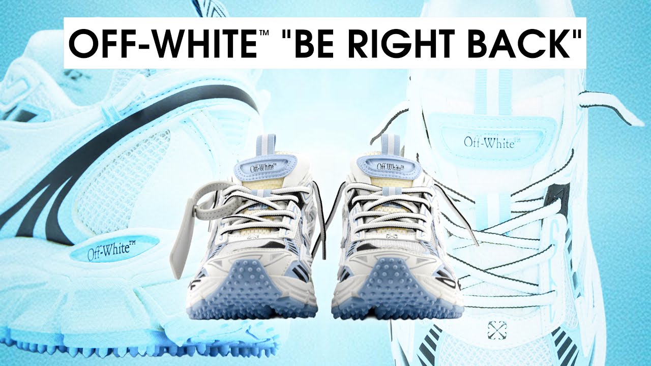OFF-WHITE &ldquo;BE RIGHT BACK&rdquo; &lsquo;LIGHT BLUE&rsquo;