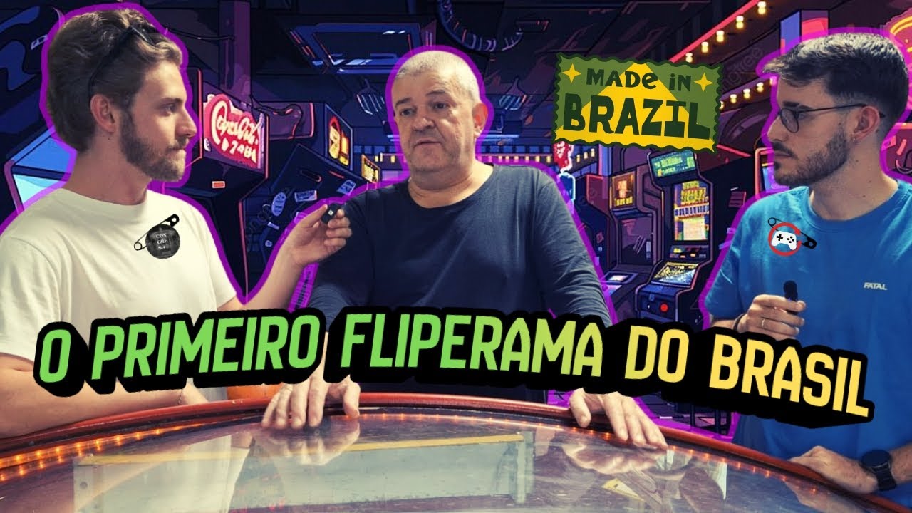 Conhecendo o primeiro FLIPERAMA do Brasil