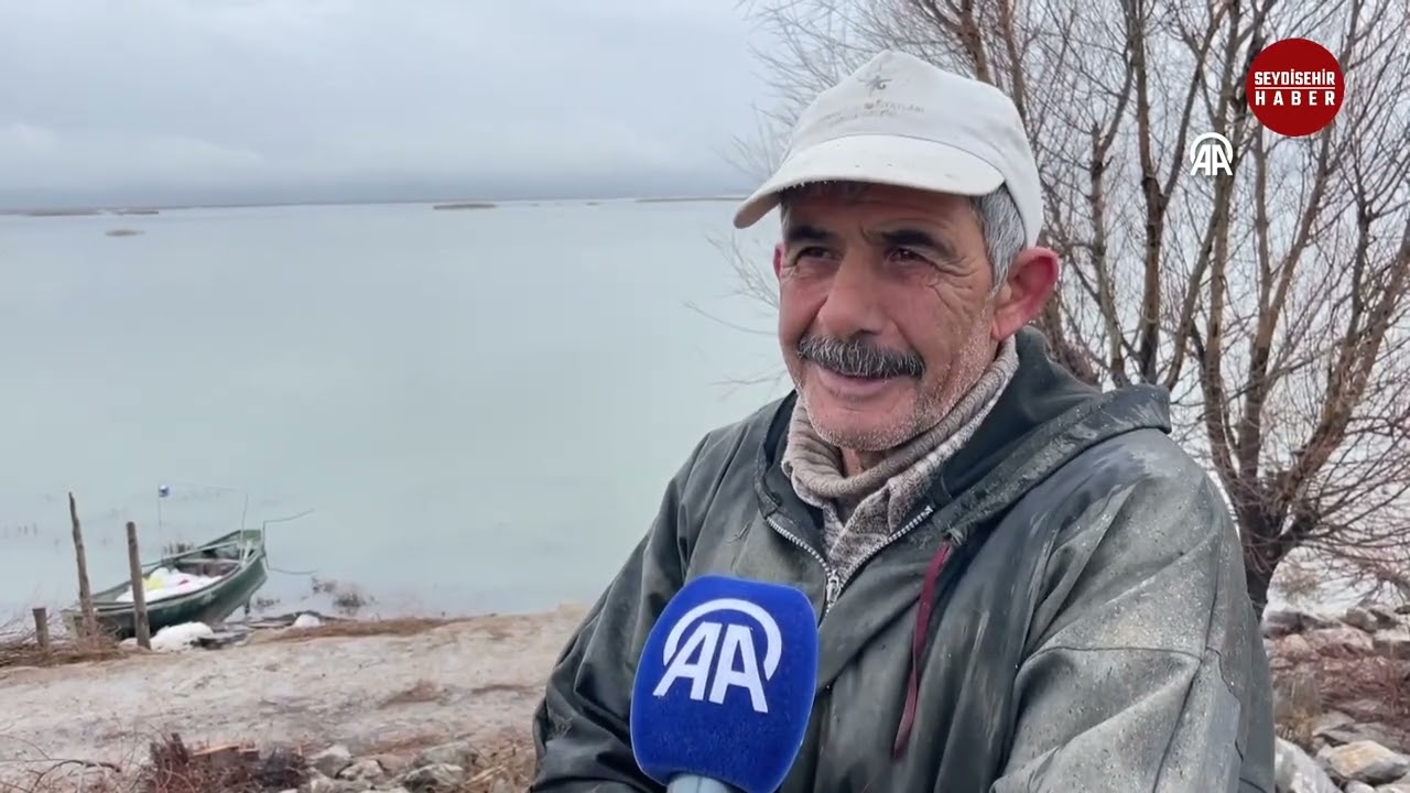 Suğla Gölü'nde balıkçılar avdan bereketle dönüyor