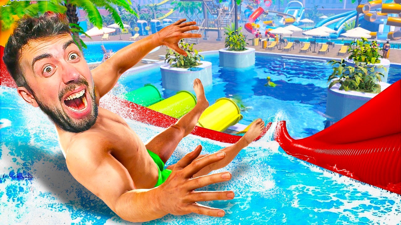 SIMULADOR DE ABRIR UN PARQUE ACUÁTICO 😂 | Waterpark Simulator