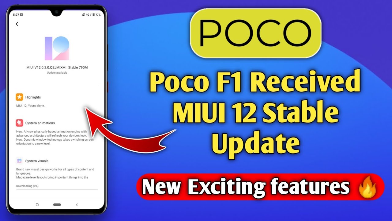 Poco F1 release Miui 12 stable Update | Pocophone F1 Miui 12 Update review | New Exciting features