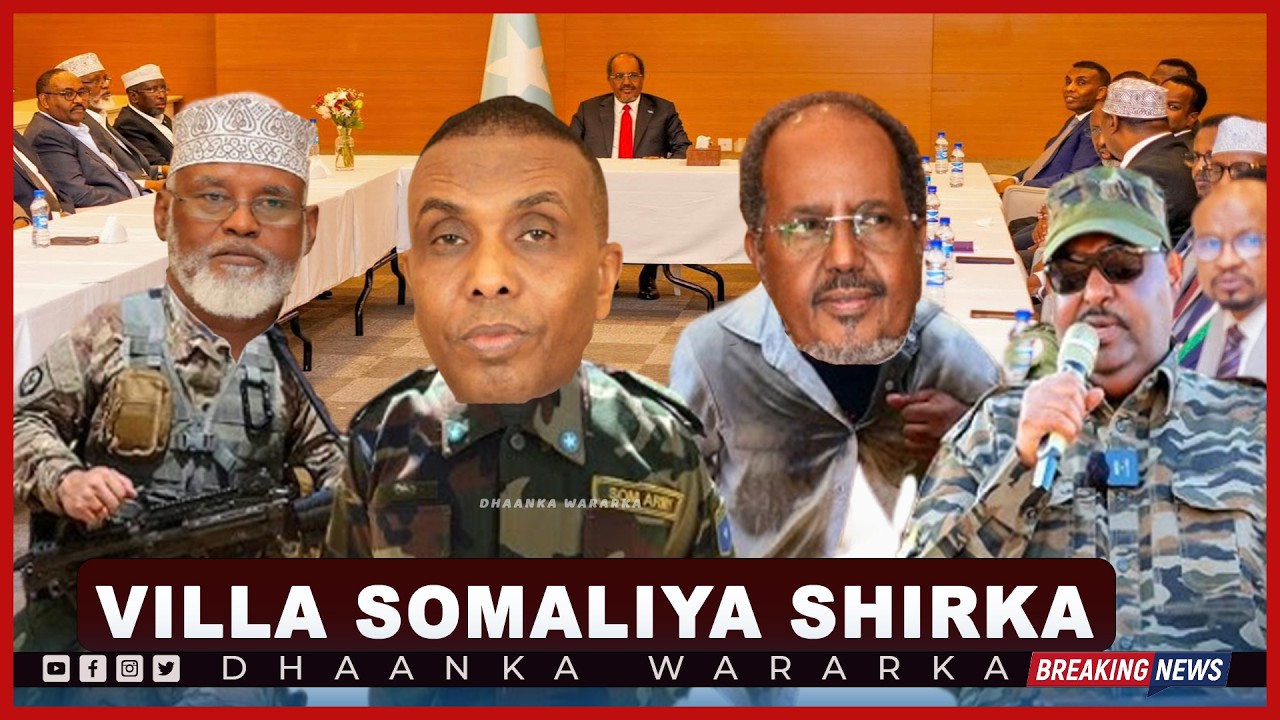 DEG DEG: Saciid Dani & Axmed Madoobe oo Lagu Qanciyay Shirka Villa Somaliya rw xamse oo Kulan Laqaty