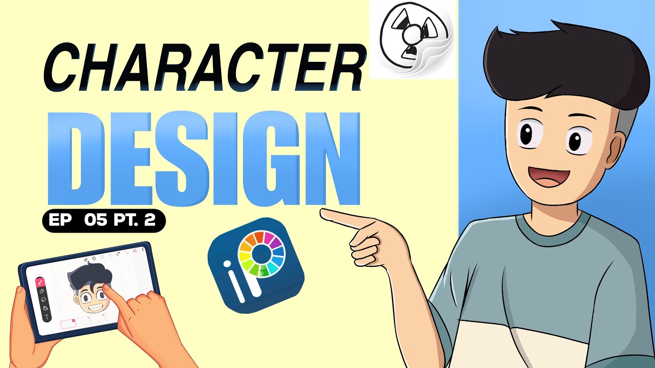 How To Draw Characters On Mobile With Fingers || Character Design Pt. 02 || Ep-05 || Op Animation